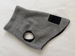Hundejacke aus Teddyfleece   🩶